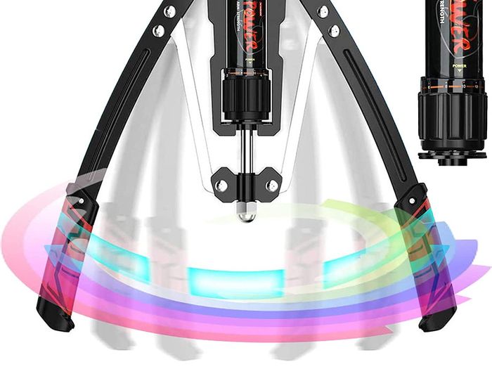 _Twister Arm Exerciser Home Gym Hydraulic Power Exerciser with Adjustable Resistance for Arm, Biceps, Abdomen, Shoulder and Chest Muscle Strength Training Fitness Equipment Arm Grip Bar