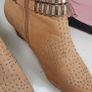 JEFFREY CAMPBELL Benater Nude Leather ankle boots Sz 8UK - Rrp 205 (New) Image 4