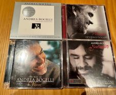 Set of 4 Andrea Bocelli CDs