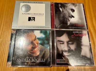 Set of 4 Andrea Bocelli CDs