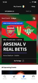 arsenal tickets
