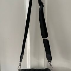 Whistles Black Quilted Bibi Cross-Body Bag