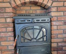 Solid fuel Stanley Tara Stove with back boiler