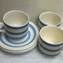 Vintage Carrigaline Pottery cups/saucers/ Image 3