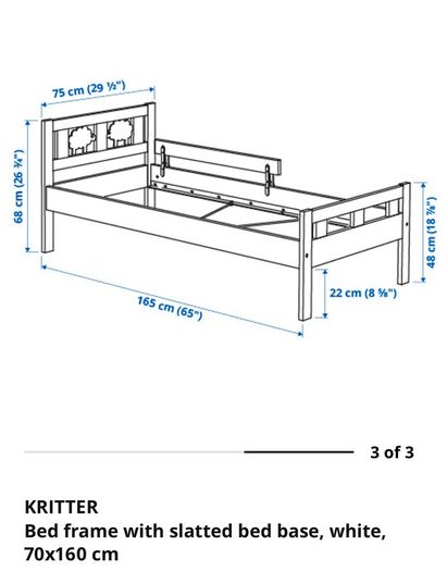 Ikea kids bed kritter