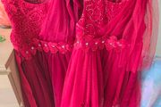 girls dresses red