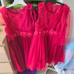 girls dresses red
