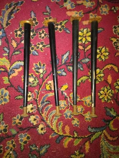 Vintage Ebonized Legs