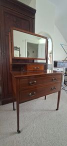 Regency Mahogany Inlaid Dressing Table