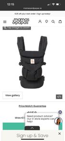 Baby Sling - Ergo baby Omni pure black