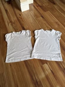 2x next white t shirts age 7