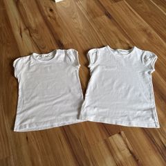 2x next white t shirts age 7
