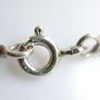 Vintage Sterling Silver 925 Mod Design Blue Purple Drop Pendant Necklace 24" - 13,34g Image 8