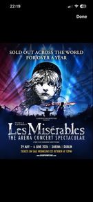 2 Premium Tickets for Les Miserables