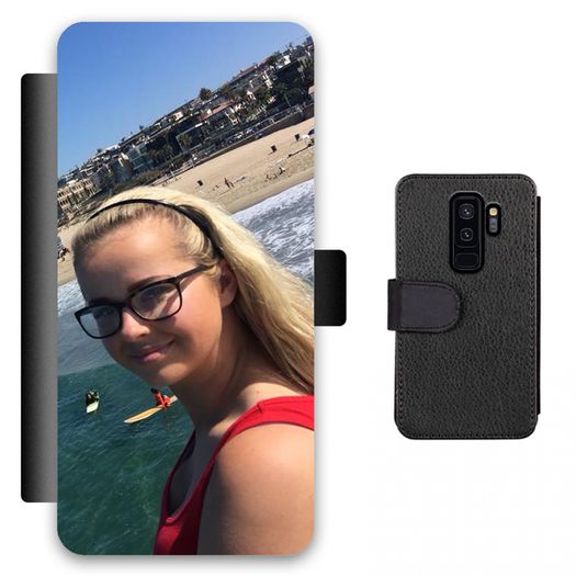Personalised Samsung Galaxy S9 PU Leather flip case cover