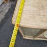 vintage mid century glass display cabinet Image 10