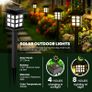 Solar Lights Outdoor Garden, 8 Pack Garden Lights Solar Powered Waterproof, Solar Lights Outdoor, Landscape, Path, Yard, Patio, Driveway,Pathway,Warm White,Auto ON/Off Image 4