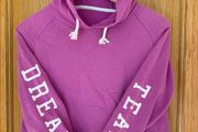 Girls  Purple Cropped Hoodie Dream Team  10/ 11 years