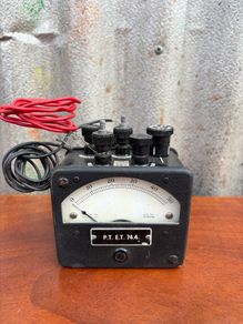 Antique GPO linesmans meter