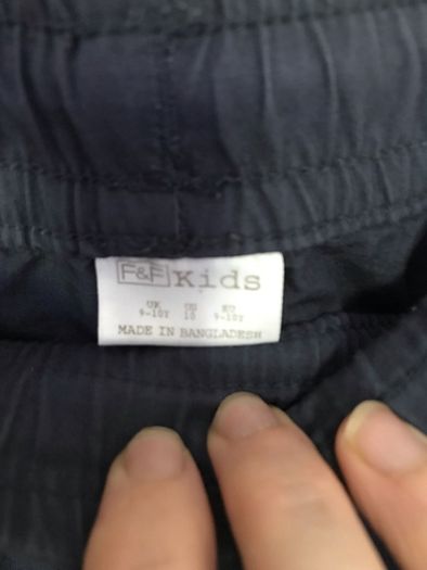 Tesco boys navy trousers aged 9-10 years