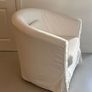 IKEA Tullsta Cream tub armchair Image 5
