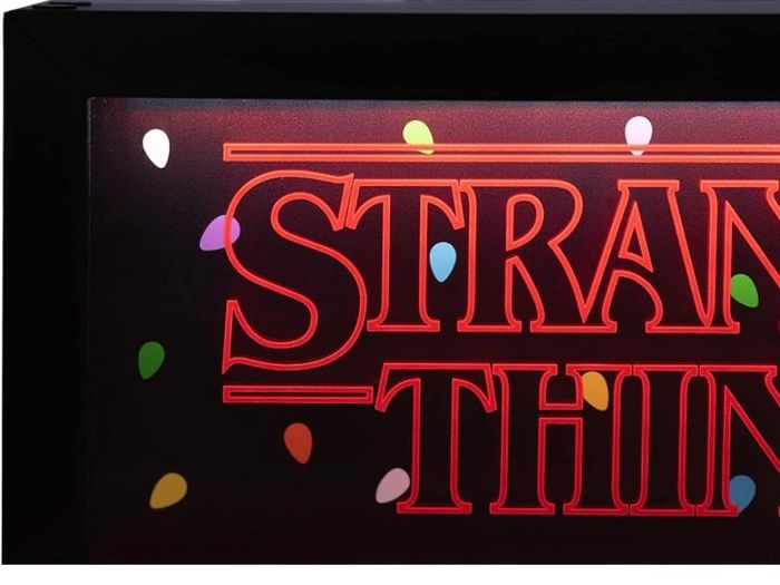 Official Stranger Things Lamp - 4 Lighting Modes - Multi Coloured Lights - Stranger Things Merchandise - Neon Light - Led Lamp - Light Box - USB Lamp - Night Light for Kids (FREE POSTAGE)