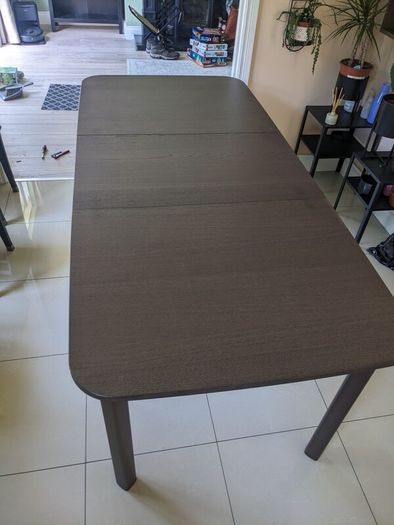 Extendable kitchen table