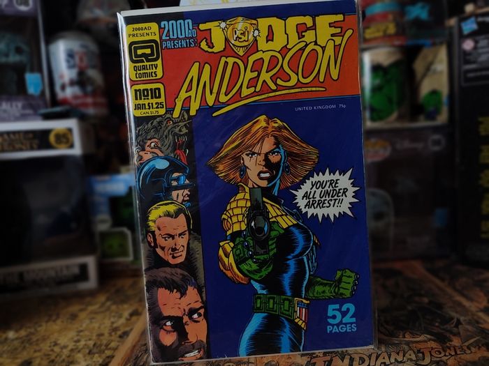 2000 AD Presents ! Judge Anderson ! Issue #10 ! Copper Age Comic from 1987 ! by Quality Comics !