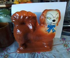 Antique Staffordshire Mantle Dog
