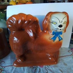 Antique Staffordshire Mantle Dog