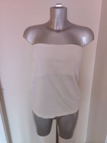 White Atmosphere tube top size UK16 EU44 Postage included