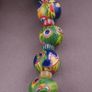 vintage venetian Style Gabri & MultiColor Glass Beads Necklace Image 4