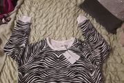 zebra print ugg sweater