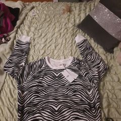 zebra print ugg sweater