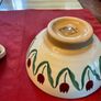 Nicholas Mosse Red lawn set of two , 4 inch jug and a 6 inch diameter bowl . Both have blemishes but perfect for  display Image 10