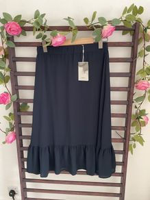 skirt Bnwt ichi midi navy skirt size small