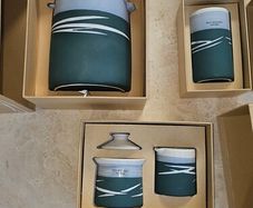 Paul Maloney Pottery  Collection in Teal