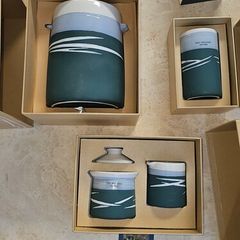 Paul Maloney Pottery  Collection in Teal