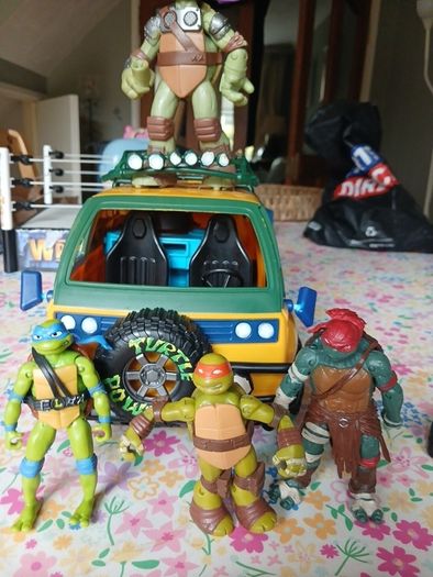 Teenage Mutant Ninja figure  Playset and figures (Please Read)