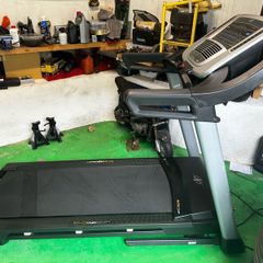 Treadmill. Gym equipment.