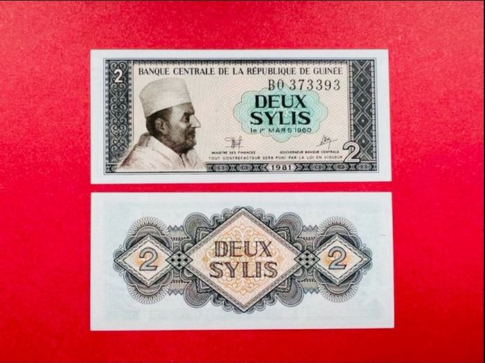 Guinea   2 Sylis  1981  Pick  21a   UNC