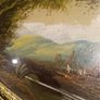 Vintage Oil on Board in a Decorative Metal Gilded Frame Image 7