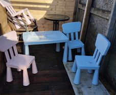 Table and chairs exchange