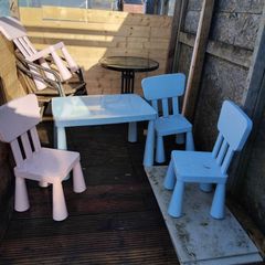 Table and chairs exchange