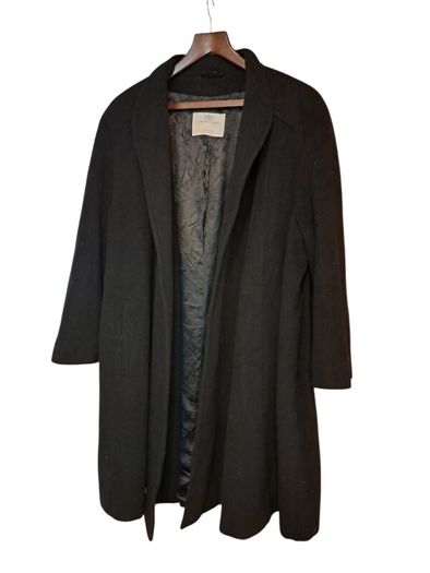 Aquascutum wool cashmere open-fronted Swing Coat