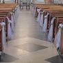 wedding flower bundle, pillars, pews, chairs Image 4