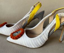River Island White High Heel shoes