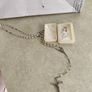 Vintage Boxed Rosary Bead Necklace - Crystal Rosary Beads - Catholic Prayer Beads - Mid Century Image 3