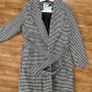 houndstooth long coat Image 4