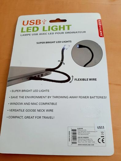 USB led light (Kikkerland)